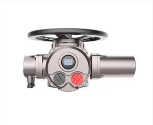 Actuador elèctric de diverses voltes per a vàlvula de comporta