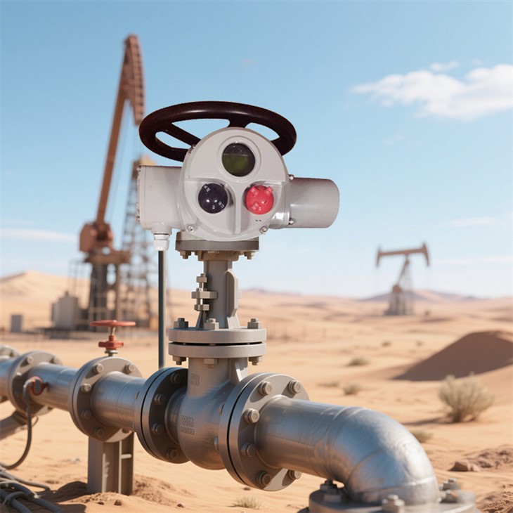 DZW Gate Valve Motorized Actuator in Oil Industry