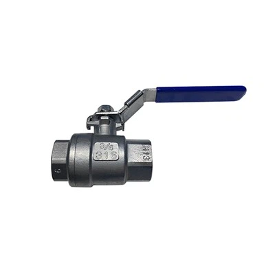 Vàlvula de bola d'acer inoxidable de rosca de 3/4 polzades 2PC 3PC