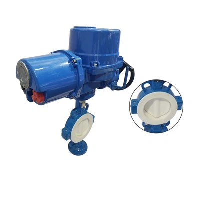 Vàlvula de papallona de ceràmica de segell suau elèctric