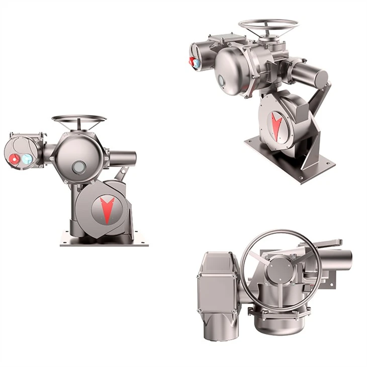 Gearbox Quarter-turn Electric Actuator For Butterfly Valve