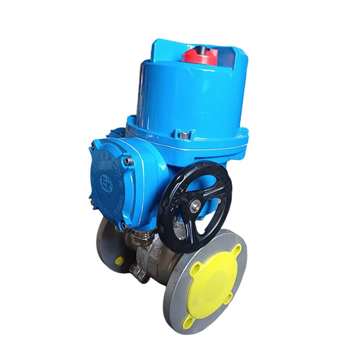 Factory DN50 PN16 CF8 A351 Motor Ball Valve